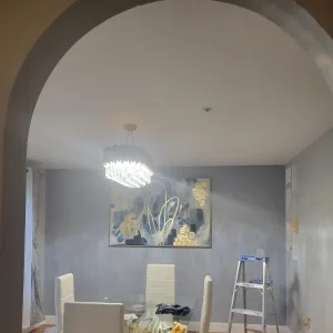 prepping room to paint