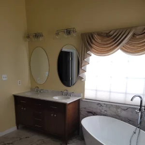 vanity area